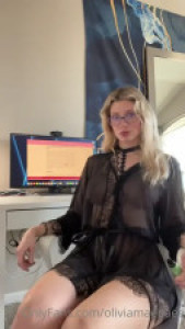 Cute Olivia Mae Bae Gets Fucked In Black Lingerie