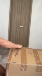 Juliana Cortez Tries Out Her New Torso Dildo