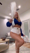 Cheerleader Summer Brookes Grants Three Dirty Wishes