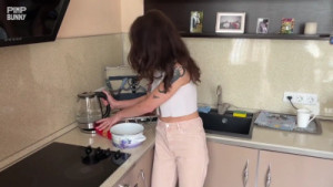 Tattooed Brunette Sucks And Fucks Hard