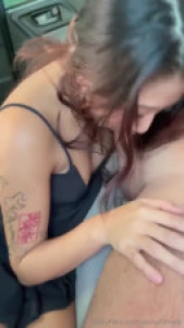 DaisyKimVIP Rides Her Boyfriend In The Car