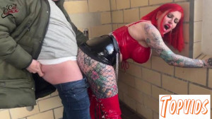 Cat Coxx - Trainstation Toilet Slut