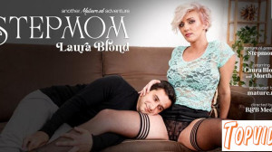 Laura Blond - Fucking my hot stepmom Laura Blonde at home