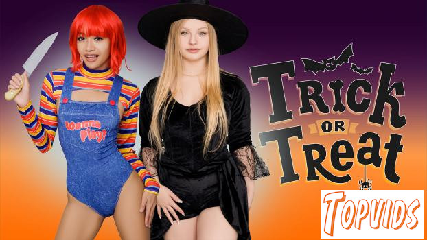 Jade Kimiko & Kylie Shay - Trick Or Threesome