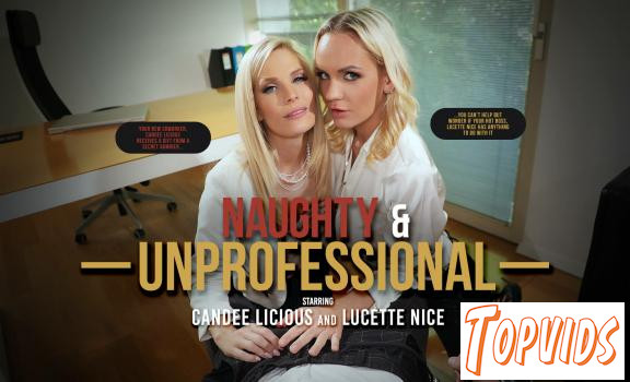 Candee Licious & Lucette Nice - Naughty & Unprofessional (Interactive game)