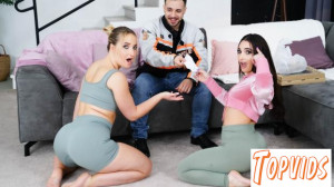 Sara Diamante & Chloe Chevalier - Stretch For Pizza