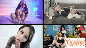 Spooky Goth Babes Compilation - Lola Fae, Alex Coal, Harlowe Blue, Leda Elizabeth, Val Steele, Bess Breast, Lola Mai, JC Wilds & Eden West