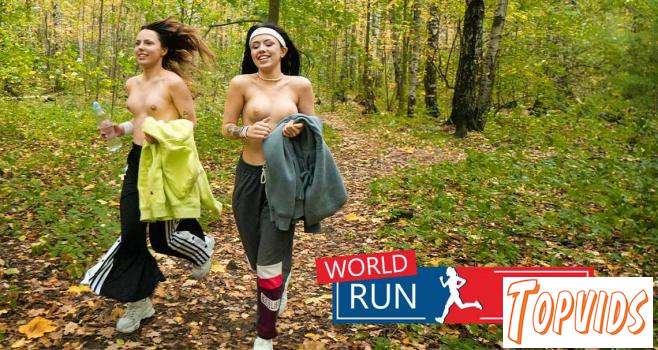 Violet Clarke & Rihanna Black - World run day
