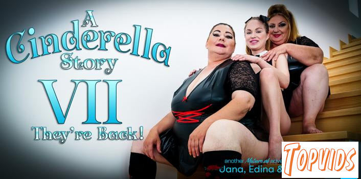 Edina, Jana & Maya - Babe Maya has sex with her two huge evil stepmoms Jana and Edina in another Cinderella story