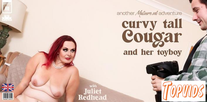 Juliet Redhead - Toyboy doggystyle fucking tall, curvy and big ass cougar Juliet Redhead at her home