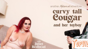 Juliet Redhead - Toyboy doggystyle fucking tall, curvy and big ass cougar Juliet Redhead at her home