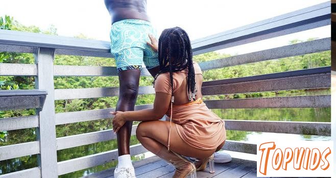 Persia Banks - Persia Banks gets fucked in public park