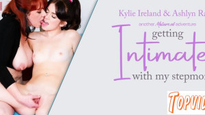 Ashlyn Rae & Kylie Ireland - Teeny Ashlyn Rae gets her first lesbian experience from her hot stepmom Kylie Ireland