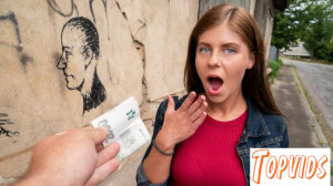 Tiffany Blue - Fucked Outside for Cash