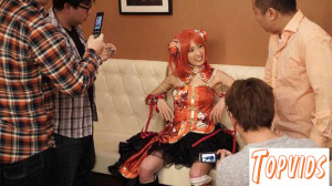 Satomi - Cosplay Artist Satomi Has A Blowbang With Her Fans