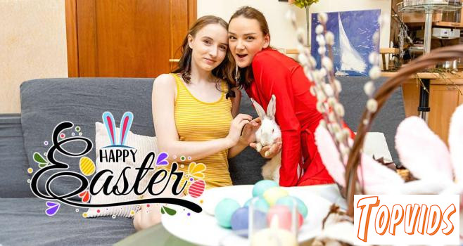 Erika Mori & Olivia Trunk - Easter lesbian lovers