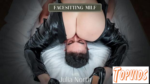 Julia North - Julia North loves to rub her milf pussy during facefucking sex