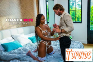 August Skye - Sexy August Skye wants that married co - worker's cock deep inside