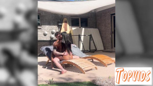 Allison Lox - Neighbors Get a Free Show - Trey Beacher Fucks Allison Lox in The Backyard!