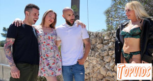 Bethie Love & Julia Maze - My Stepbrothers Want Old Pussy