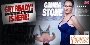 Gemma Stone - MILF Gemma Stone has a facesitting fetish affair with her pussy and ass craving stepson