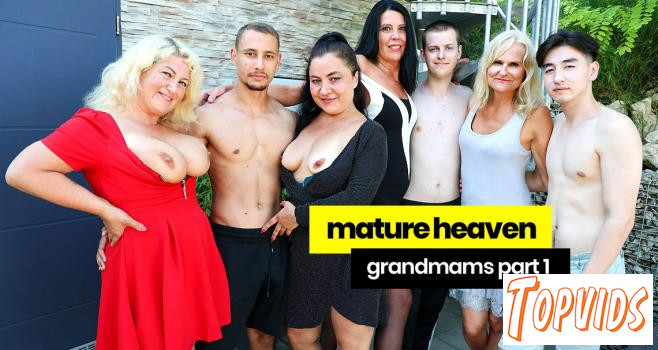 Mature Heaven On Earth Part 1 - Agnes Blonde, Claudia Xenia Nice, Eva Tittie & Christina Santes