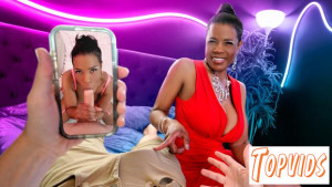 Raven Swallowz - Black Gilf Lets Young Guy Savor Her Sweet Pussy
