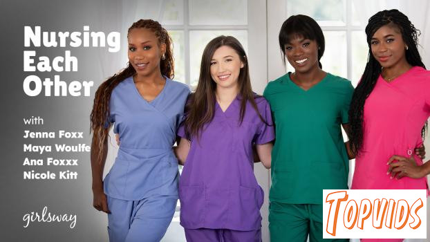 Ana Foxxx, Jenna Foxx, Maya Woulfe & Nicole Kitt - Nursing Each Other