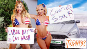 Lolly Dames & Venus Rivers - Car Wash Duo Shake Tits and Score Big