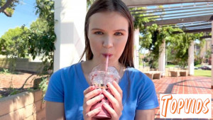 Ava Marina - 18 Year Old Ava Marina Gets Her Shaved Pussy Creampied