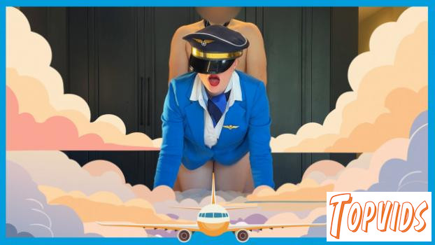 Lexa - Sexy Stewardess betrapt Onderbroekenpiloot