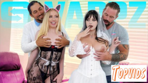 Kallie Taylor & Asteria Jade - No Trick, Just Treat For Our Stepdads