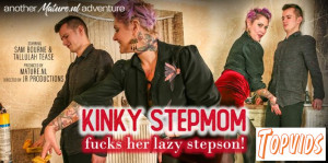 Tallulah Tease - Kinky Stepmon fucks her lazy stepson!