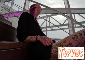 Bleika - Bleika Gets Tied Up To The Stairs Dirty Director Fingers And Vibrates Her Pussy To Orgasm