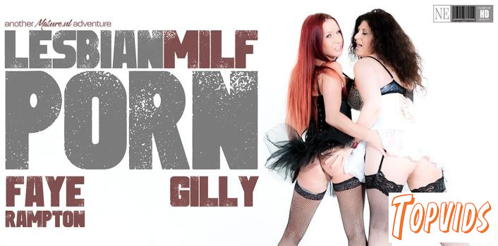 Faye Rampton & Gilly - British MILFs Gilly and Faye Rampton give us a spectacular lesbian sex adventure you never forget!