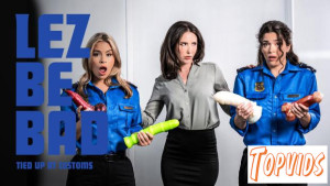 Casey Calvert, Victoria Voxxx & Nicole Aria - Tied Up At Customs