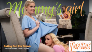 Charlotte Stokely & Khloe Kingsley - Eating Out For Dinner