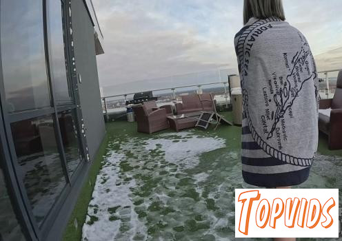 Aloida - Hot Model Aloida Underwater Dildo Masturbation Rooftop Jacuzzi