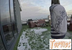 Aloida - Hot Model Aloida Underwater Dildo Masturbation Rooftop Jacuzzi