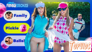 Krystal Palmer & Bunny Madison - Labour Day Pickleball Shootout: Real Champs Know How to Handle Their Stepbros' Balls