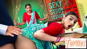 Laynee James & Julia James - Sari Stepsisters’ Sexy Study Session