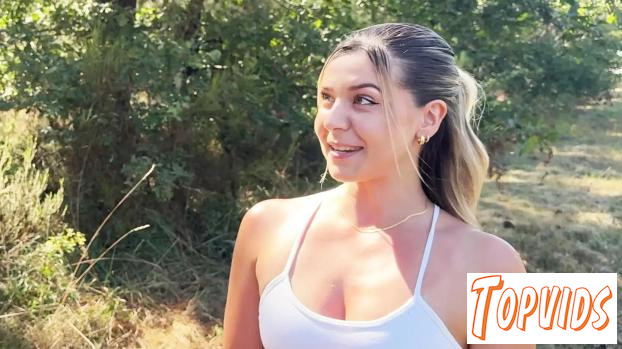 Amber - Amber fucks in the middle of the forest!