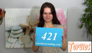 Peach Delina - Casting ended in a great hard fuck for a sexy brunette - E421