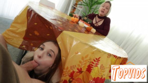Breezy Bri - Little Step Sis Is Thankful For My Dick
