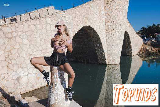 Irene Rouse - Sexy In A Cap Backstage