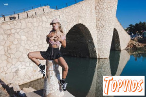 Irene Rouse - Sexy In A Cap Backstage