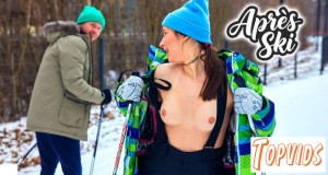 Jane White - Apres Ski flashing with Jane White