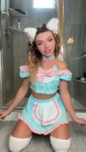 Catgirl Bougie_Bb Rides Her Dildo