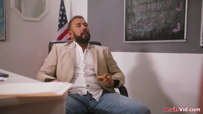 Myra Moans & PixieSmallsXO's Threesome With Their Teacher