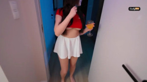 The Hot Roommate Gets A Creampie After The Party